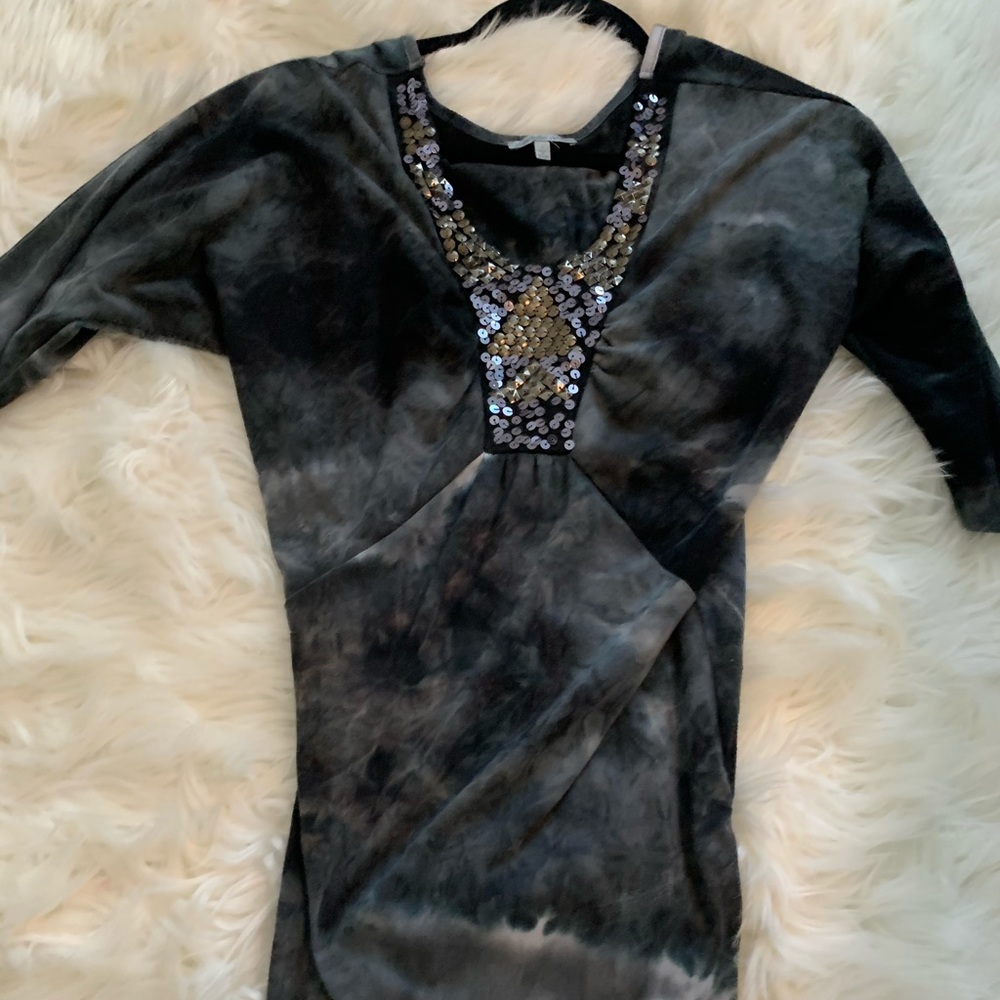 Sparkly tie dye blouse